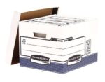 Fellowes Bankers Box Contenitore per archiviazione - Montaggio automatico Fastfold - Cartone riciclato Certificazione FSC - immagine 2