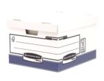 Fellowes Bankers Box Contenitore per documenti in formato Folio - Rilegatura automatica Fastfold - Cartone riciclato Certificazione FSC - immagine 2