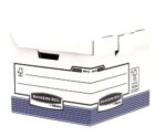 Fellowes Bankers Box Contenitore per archiviazione - Coperchio fisso - Montaggio automatico Fastfold - Cartone riciclato Certificazione FSC - immagine 2