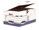 Fellowes Bankers Box Maxi Contenitore per archiviazione - Coperchio fisso - Montaggio automatico Fastfold - Cartone riciclato Certificazione FSC - immagine 2