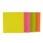 Apli Funny Cubo da 400 foglietti adesivi 75 x 75 mm - Colori assortiti fluorescenti - immagine 3