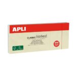 Apli Classic 3 blocchi da 100 foglietti adesivi 40 x 50 mm - Colore giallo