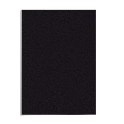 Fellowes Confezione da 100 copertine in polipropilene A4 - 500 micron - Finitura di qualità - Colore nero