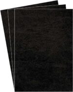 Fellowes Confezione da 100 copertine in cartoncino similpelle Delta Cuero A4 - 250 g - Colore nero - immagine 2