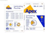 Fellowes Apex Confezione da 100 buste per plastificazione lucida A3 - 75 micron - Alta qualità - Trasparenti - immagine 3