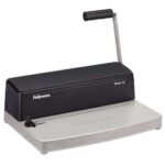 Fellowes Metal 25 Rilegatrice manuale A4 con spirale metallica - Perforazione fino a 10 fogli - Rilegatura fino a 450 fogli