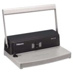 Fellowes Metal 50 Rilegatrice manuale A4 a spirale metallica - Perforazione fino a 12 fogli - Rilegatura fino a 450 fogli