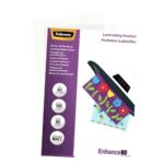 Fellowes Confezione da 100 buste per plastificazione opache A3 - 80 micron - Alta qualità - Trasparenti - immagine 2