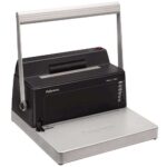 Fellowes Metal 100R Rilegatrice manuale A4 a spirale metallica - Perforazione fino a 20 fogli - Rilegatura fino a 450 fogli