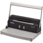 Fellowes Metal 50R Rilegatrice manuale a spirale metallica A4 - Perforazione fino a 12 fogli - Rilegatura fino a 450 fogli - Passo della spirale 5:1 - Pinze incluse - immagine 2