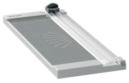 Leitz Precision Home A4 Taglierina per carta - Taglia fino a 8 fogli - Per formato A4 - Testina di taglio con lama fissa - Colore grigio