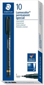 6 mm - Per applicazioni speciali - Asciugatura rapida - Colore nero