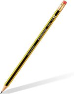 Staedtler Noris 122 Matita di grafite esagonale con gomma - Miniera HB - Resistente alla rottura - Senza PVC né lattice