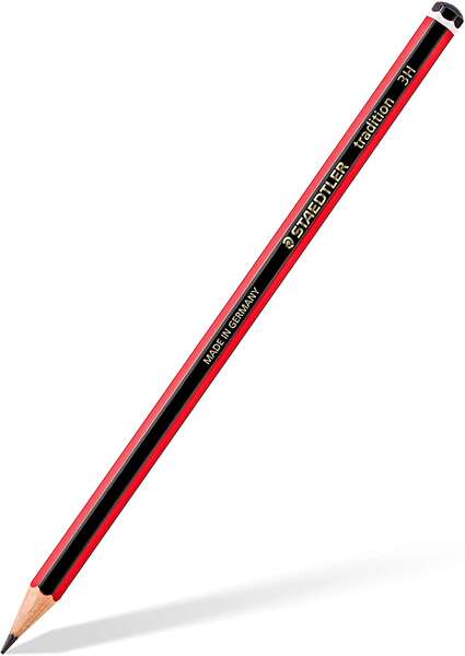 Staedtler Tradition 110 Matita di grafite esagonale - Miniera 3H - Resistente alla rottura - Legno da foreste sostenibili
