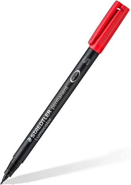 Staedtler Lumocolor Permanent 313 Pennarello permanente a punta fine - Tratto 0