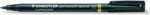 Staedtler Lumocolor Permanent Special 319 Pennarello permanente - Punta da 1 mm circa - Asciugatura rapida - Resistente alla luce - Colore nero