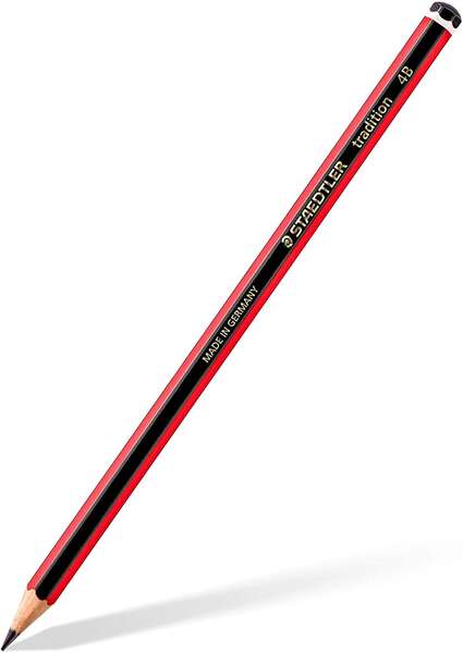 Staedtler Tradition 110 Matita di grafite esagonale - Mina 4B - Resistenza alla rottura - Legno da foreste sostenibili