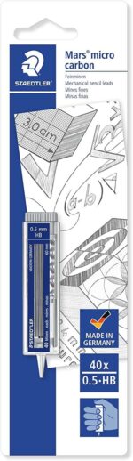 Staedtler Micro Carbon 255 Portamine con 40 mine - Mina HB da 0