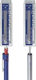 Staedtler Micro Carbon 255 Portamine con 40 mine - Mina HB da 0,5 mm - Ricarica delle mine singola - Resistente alla rottura - 90% di materiali naturali - immagine 3