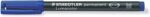 Staedtler Lumocolor Permanent 317 Pennarello permanente a punta fine - Tratto 1 mm -  Per quasi tutte le superfici - Asciugatura rapida - Colore blu - immagine 2