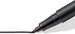 Staedtler Lumocolor Permanent 317 Pennarello permanente a punta fine - Tratto 1 mm - Per quasi tutte le superfici - Asciugatura rapida - Colore nero - immagine 3