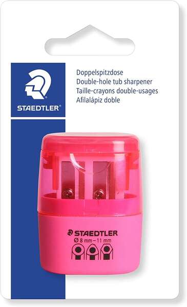 Staedtler Temperamatite a doppio uso con contenitore - 2 fori - Da 8