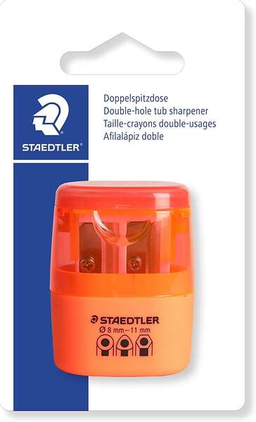 Staedtler Temperamatite a doppio uso con contenitore - 2 fori - Da 8
