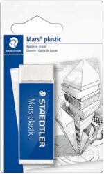 Staedtler Mars Plastic 526 50 Gomma da cancellare - Plastica - Alta precisione - Colore bianco
