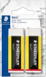 Staedtler Noris 526 Gomma da cancellare - Plastica - Alta qualità - Residui minimi - Colore bianco