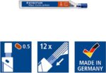 Staedtler Graphite 777 1 portamine 0,5 mm + 1 tubetto di mine HB - Corpo gommato - Guida anti-rottura - Colori assortiti - immagine 3