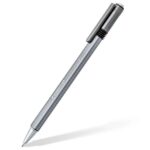 7 mm + 1 tubetto da 12 mine - Design triangolare ergonomico - Punta in metallo retrattile - Gomma da cancellare extra-lunga