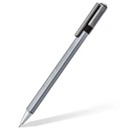 7 mm + 1 tubetto da 12 mine - Design triangolare ergonomico - Punta in metallo retrattile - Gomma da cancellare extra-lunga
