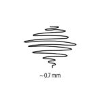 Staedtler Confezione da 1 portamine Triplus Micro 774 da 0,7 mm + 1 tubetto da 12 mine - Design triangolare ergonomico - Punta in metallo retrattile - Gomma da cancellare extra-lunga - immagine 4