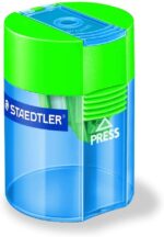 Staedtler Temperamatite con serbatoio a 1 foro - Fino a 8,2 mm - Angolo di affilatura 23º - Colori assortiti - immagine 3