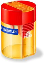 Staedtler Temperamatite con serbatoio a 1 foro - Fino a 8,2 mm - Angolo di affilatura 23º - Colori assortiti - immagine 4