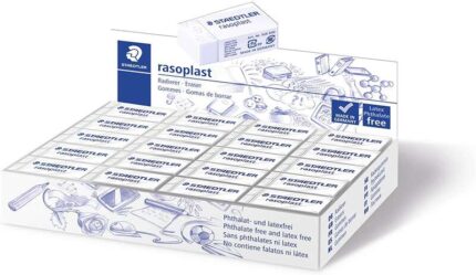Staedtler Rasoplast 526 B40 Gomma da cancellare - Cancellazione di alta qualità - Residui minimi - Colore bianco