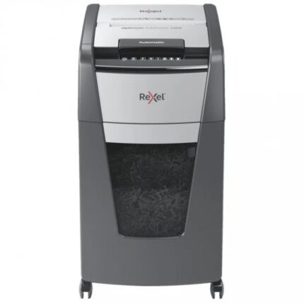 manuale 10 fogli - Anti-inceppamento - Cestino da 60 L - Colore Grigio/Argento
