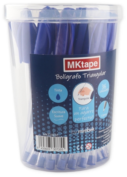 0 mm - Scrittura fluida - Colore blu