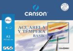 Canson Acuarela Basik Minipack da 6 fogli A3 - 29