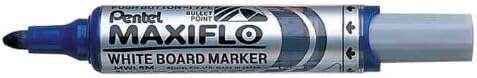 Pentel Maxiflo Pennarello per lavagna bianca - Regolazione del flusso d'inchiostro - Punta rotonda - Larghezza della linea 2