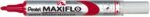 Pentel Maxiflo Pennarello per lavagna bianca - Regolazione del flusso d'inchiostro - Punta a pallottola - Larghezza tratto 2 mm - 50% di materiali riciclati - Colore rosso