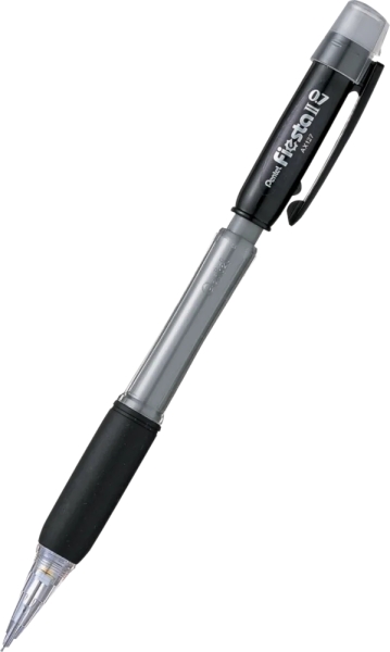 7 mm con gomma - Include 2 ricariche - Impugnatura in gomma - Design ergonomico - Colore nero