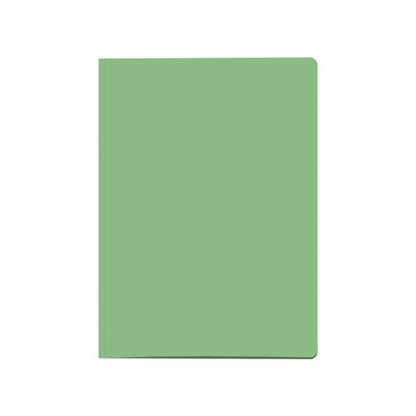 Dohe Confezione da 50 cartelline in cartoncino - Formato Folio - Fessura per fastener - Colore verde chiaro