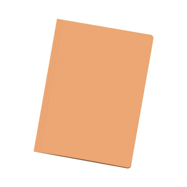 Dohe Confezione da 50 buste in cartoncino - Formato Folio - Fessura per fastener - Colore Arancione chiaro