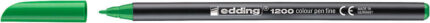 Edding 1200 Pennarello - Punta tonda - Tratto 1 mm - Inchiostro a base d'acqua - Colore verde neon
