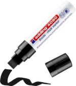 Edding 4090 Pennarello a gesso liquido - Punta smussata - Tratto tra 4 e 15 mm - Odore neutro - Colore nero - immagine 2