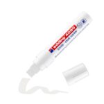 Edding 4090 Pennarello a gesso liquido - Punta smussata - Tratto da 4 a 15 mm - Odore neutro - Colore bianco - immagine 2