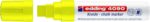 Edding 4090 Pennarello a gesso liquido - Punta smussata - Tratto da 4 a 15 mm - Odore neutro - Colore giallo neon