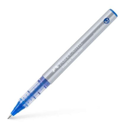 7 mm - Larghezza tratto sottile - Clip in metallo - Colore blu