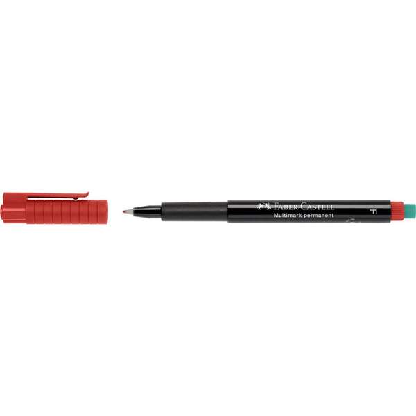 Faber-Castell Multimark Pennarello permanente - Larghezza tratto 0
